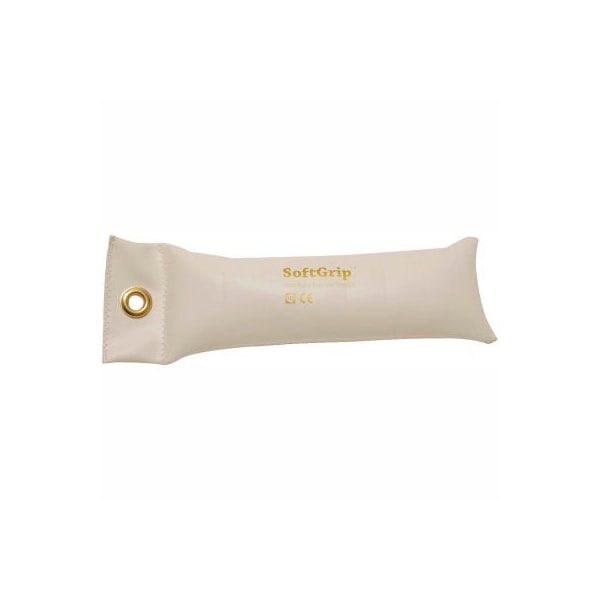 CanDo SoftGrip Hand Weight, 4 lb., Silver